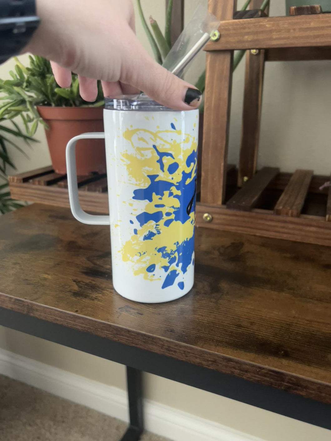 Personalized 16oz Tumbler with Handle