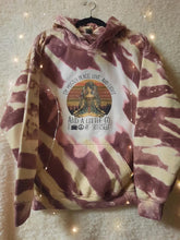 Load image into Gallery viewer, &quot;Vintage I&#39;m Mostly Peace, Love and Light&quot; Peace Love Line Hoodie

