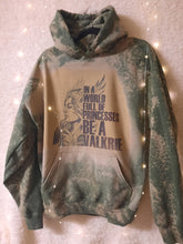 Load image into Gallery viewer, &quot;Be A Valkryie&quot; Bleached Line Hoodie
