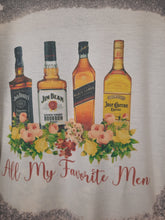 Load image into Gallery viewer, &quot;All My Favorite Men&quot; Bleached Line Tee
