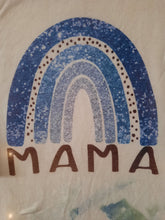 Load image into Gallery viewer, &quot;Blue Rainbow MAMA&quot; Bleached Line
