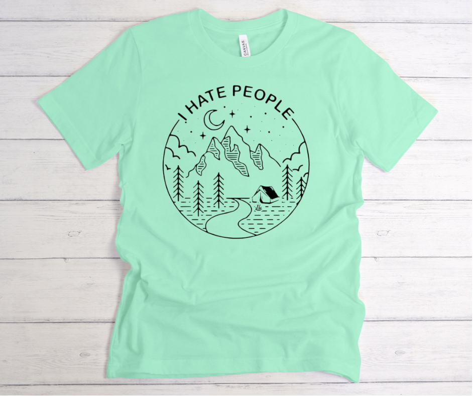 I Hate People Graphic Tee